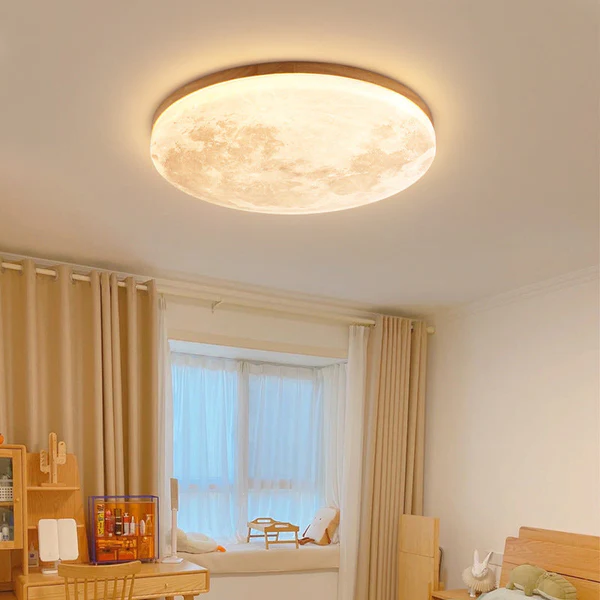 Nordic Minimalist Moon Acrylic LED Mount Ceiling Light