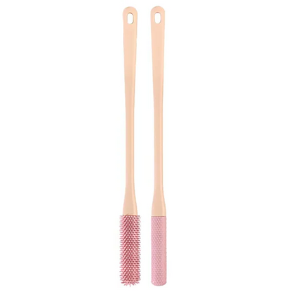 Toe Gap Cleaning Brush with Long Handle Gray-1 Set (Cleaning Brush + Anti-Itch Brush)