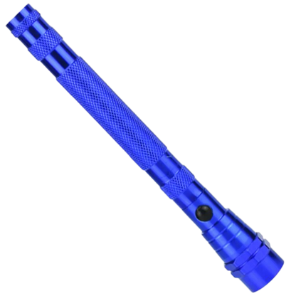 Telescopic magnetic LED flashlight