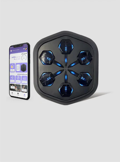 Interactive Music Boxing Machine with Gloves