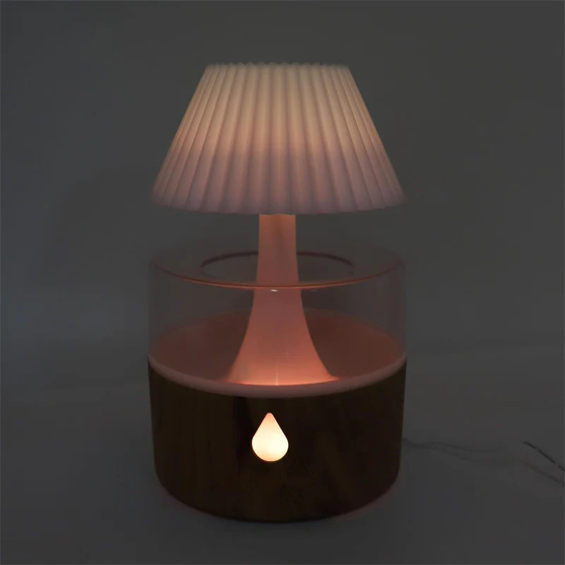 Rain Cloud Humidifier - Cool Mist Aromatherapy Diffuser, USB-Powered with Night Light