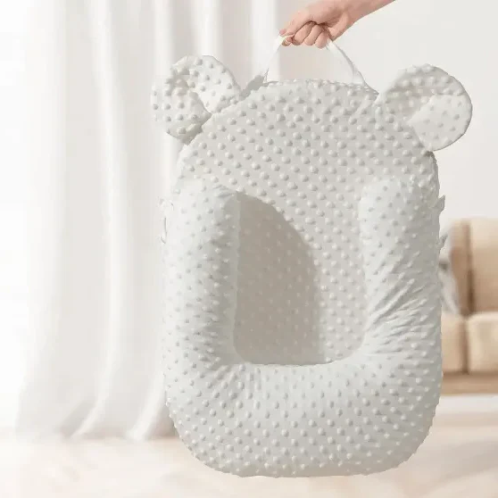 Newborn Baby Rest & Comfort Pillow: Anti-Roll and Reflux-Resistant Sleep Support