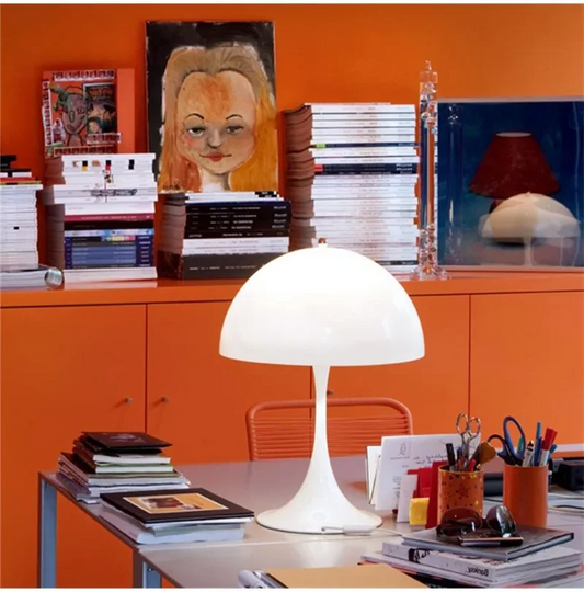 Retro Danish Table Lamp/ Floor Lamp - Iconic Mushroom Design for Modern Spaces