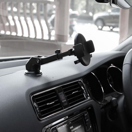 Car Phone Retractable Mount Holder