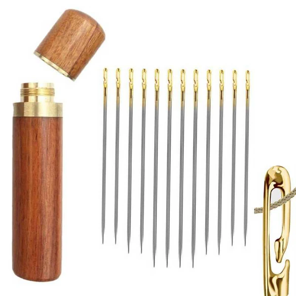 Self Threading Sewing Needles