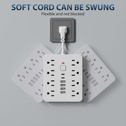 14-In-1 Power Strip With Surge Protection
