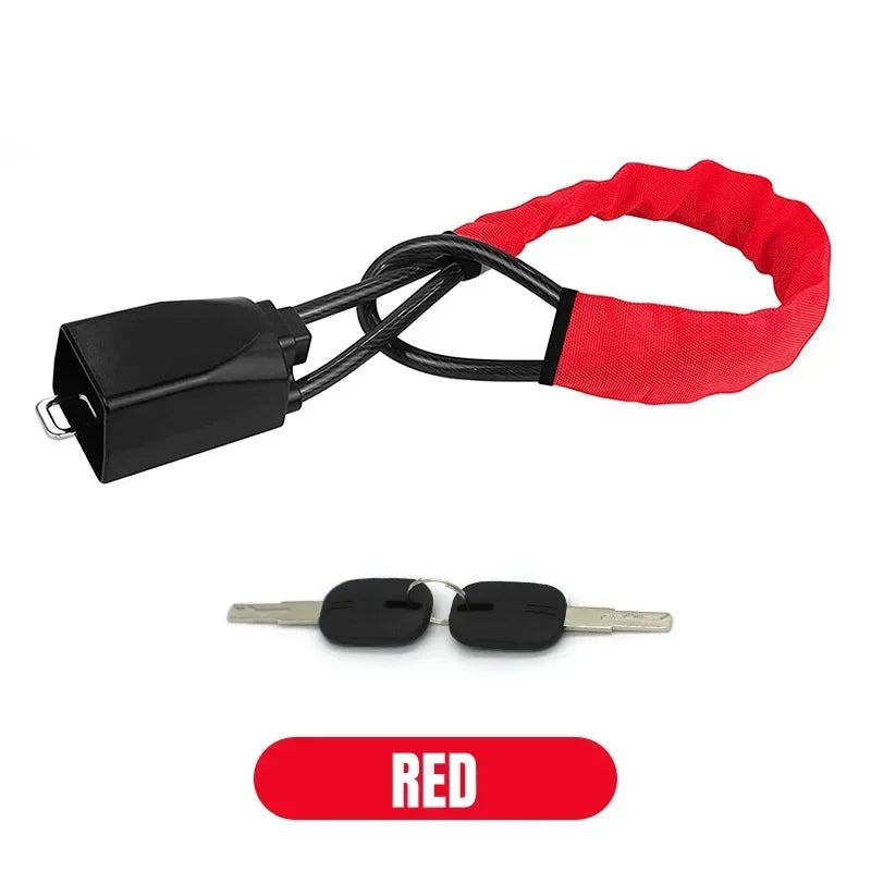 Universal Car Steering Wheel Lock with Seat Belt Security
