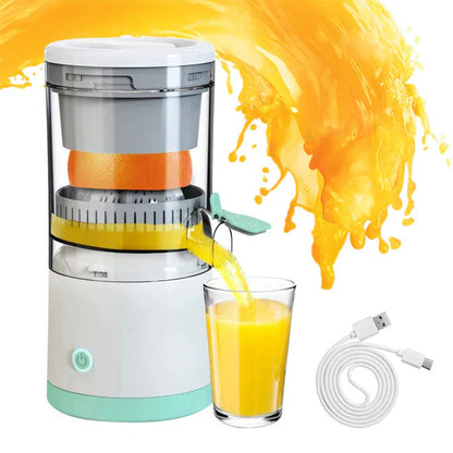 Portable Wireless Electric Fresh Orange Citrus Squeezer Juicer