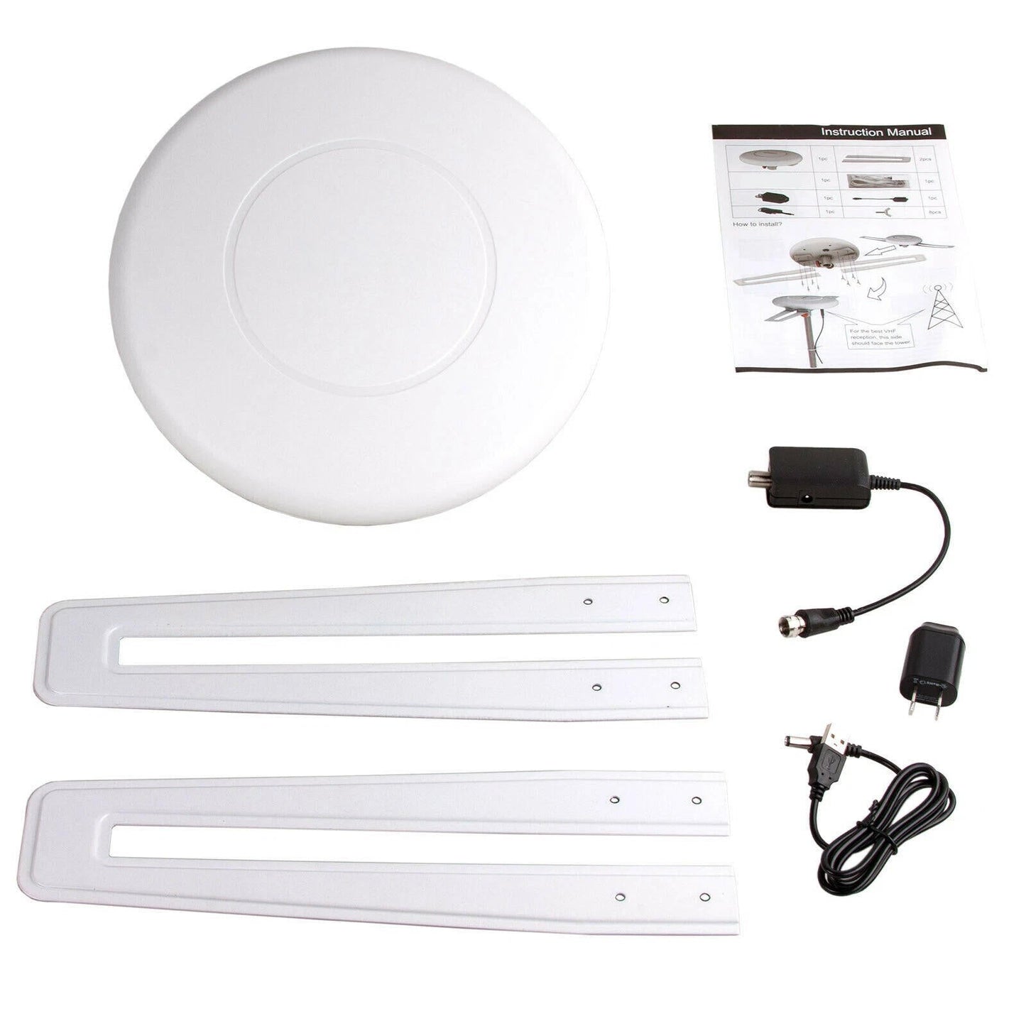 Extended Range 2025 Digital Omni Directional HDTV Antenna Free HDTV Channels