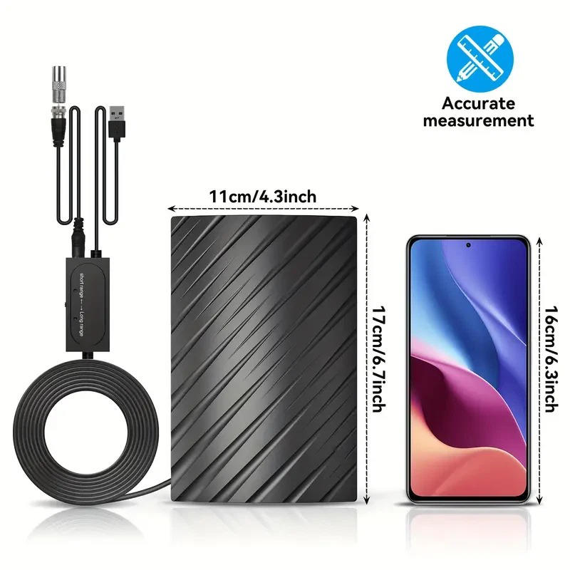 Long Distance 2025 Indoor Outdoor Antenna Box Edition HDTV Amplified 460 Mile Range