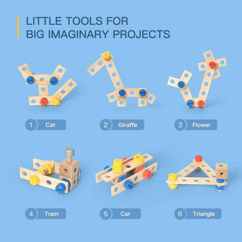 Exclusive Kids Pretend Play Realistic Work Tool Bench Toy