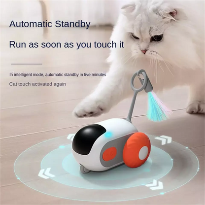 Smart Pet Sports Car Toy - Remote Control Interactive Cat Toy USB Charging