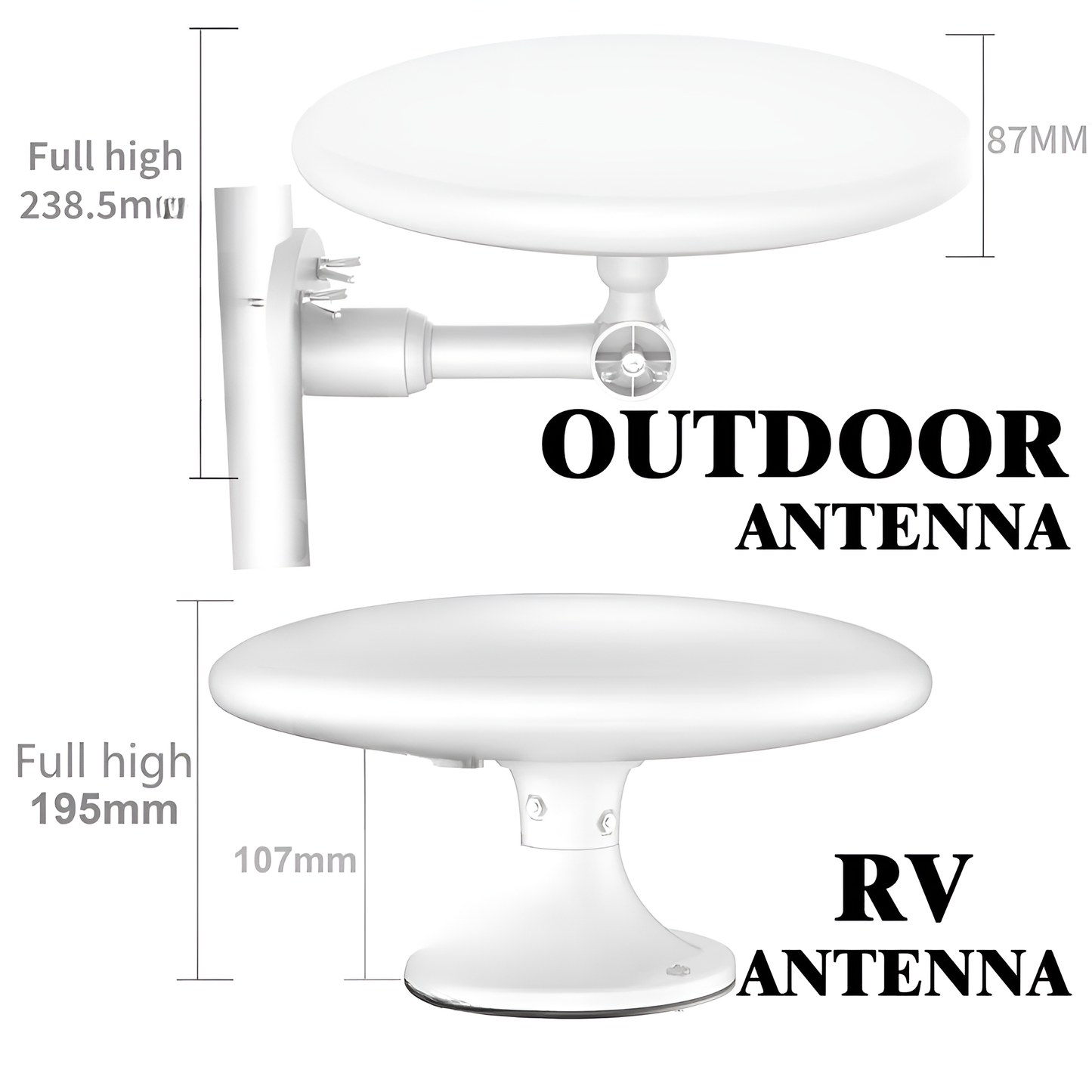 2025 Long Range Digital Outdoor HD TV Antenna Free HD Channels