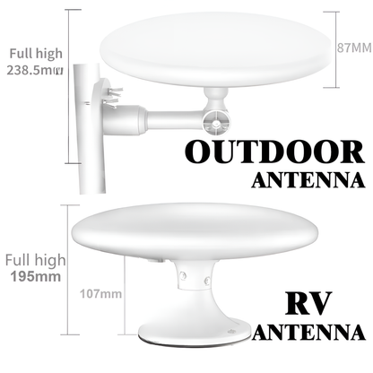 2025 Long Range Digital Outdoor HD TV Antenna Free HD Channels