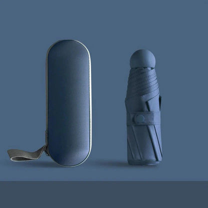 Travel Umbrella Compact Lightweight Portable UK Strong Waterproof Folding Umbrellas With 6 Rib Reinforced