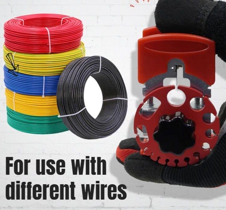 Universal Handheld Quick Strippers - Machine Combo with 10 Blades