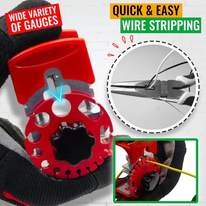 Universal Handheld Quick Strippers - Machine Combo with 10 Blades