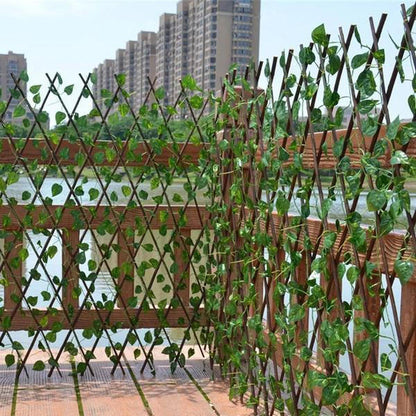 Retractable Artificial Garden Plant Fence